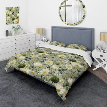 Earthy Zen Garden - Duvet Cover Set